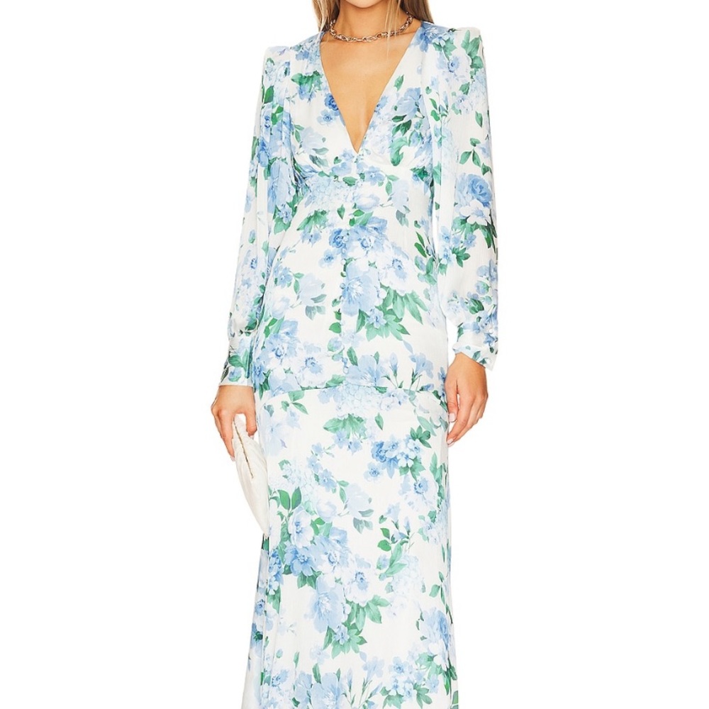 Line & Dot Lisette Floral Long Sleeve Maxi